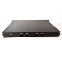 CNC Machined Aluminum Profile shell Splitter Rackmount housing