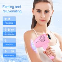 Newly designed ice cooling depilation device touch screen painless laser ipl hair removal machine