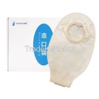 One piece Drainable 57mm Opaque non- woven colostomy bag