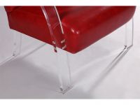 acrylic dining chair arm chair