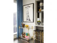 Acrylic Bar Cart Serving Cart Serving