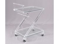 Acrylic Bar Cart Serving Cart Serving