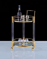 Acrylic Bar Cart Serving Cart Serving