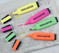 Office School Stationery products new fashion OEM fluorescent colorful marker pen highlighter pen set