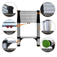 Aluminium Telescopic Extension Ladder 2.6m