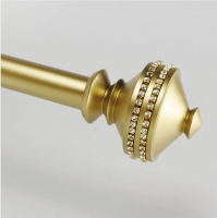 Expandable Golden Window Curtain Rod