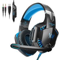 G2000 Game Headset with Microphone for PC Laptop Noice Cancelling Compatible for PS4 XBOX ONE Game Headphone