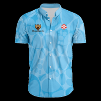 Blue Custom Sublimation Polo Shirt with High Quality  