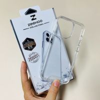 ZEEHOO iPhone 13 Clear Case Shockproof Phone Cover Protective