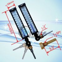 9" industrial adjustable angle glass thermometer 