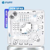 JOYEE 6 Persons Outdoor Acrylic Spa