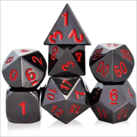 Amazon Hot Selling Metal Dice Painted Metal Dice