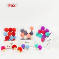 colorful pompom thumbtacks