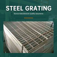 Hot-dip galvanized steel grating platform stainless steel grating customization