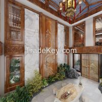 Chinese style full wall and half wall whole house customization 2（dep）