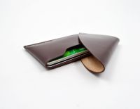 Leather Card Case With Flap