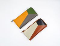 Long L-Zip Leather Wallet Female
