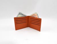 Rfid Blocking Bifold Lady Cute Leather Wallet With Multiple Card Slots