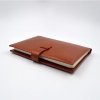 Refillable Leather Book Cover Fashion Store With Card Pocket Book Cover