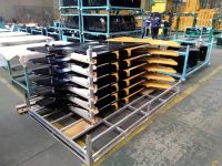 Returnable/Collapsible/Stackable/Portable Shipping Rack for  automotive door panels, roof panels and side panels  /Engineering machinery door panels