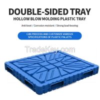 Double sided tray - hollow blow molding tray