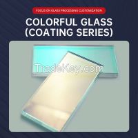 Customized coating series colorful glass 5mm (one square)