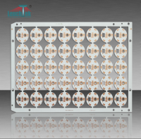 Small Round singe side LED PCB/PCBA  in aluminum  iron FR4 CEM3  Base