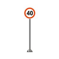 Traffic Facilities - Sign Post, Can Be Customized, Reference Price, Please Consult Customer Service Staff Before Placing An Order