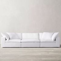 Modern minimalist cloud sofa cream style, minimalist and comfortable