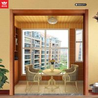 Weimutang wooden door and window cover pass drift window balcony package mouth open kitchen independent door cover window cover line