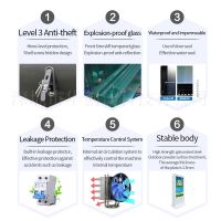 Xingmei air-cooled wall-mounted outdoor advertising machine (32-49 sizes--can&#039;kao&#039;jia)