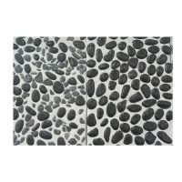 Water brushed stone is used for garden landscape and community ground decoration support customization