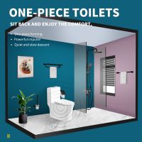 One-piece bidet Innovative ultra-thin lipless rim, no dead space for cleaning, wide seat, super whirlpool flush