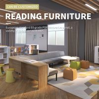 Reading furniture panel products use European standard E0 grade PDF decorative panels (size, color and style can be customized) Specification custom made