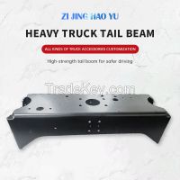 Heavy truck tail beam supports customization