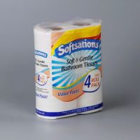 Wrapping Print Embossed Roll Toilet Paper Tissue