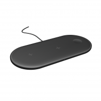 Chinese Factory wholesale 18W QC3.0 wireless charging pad 3 in 1 wireless mobile charging power supply