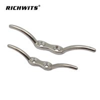 Marine 316 Stainless Steel Flagpole Hook Rope Mooring Cleat For Yacht