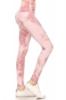 High Waisted Yoga Leggings With Fancy Print - Extra Soft - Dry Fit