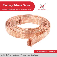 Flexible Braided Copper Ground Strap Connector
