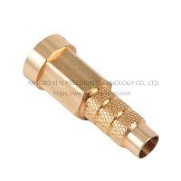 high precision swiss turning parts copper turned part