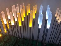 Frosted stick coloured lights for festivals led lights energy saving colours available on request