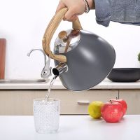 Stainless Steel Whistling Tea Kettle Whistling Tea Pot, Works For All Stovetops 3.0L