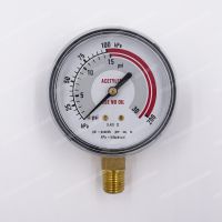 black steel  pressure gauge