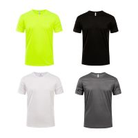 Starlight Reflective Fabric Quick Drying Round Neck T-shirt