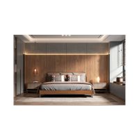 Wooden board Cuban wood grain sandalwood matte finish 9*1220*2800