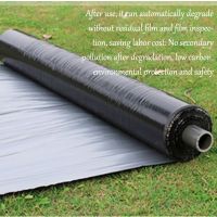 Agricultural degradable film black weeding film thermal insulation moisturizing film wholesale