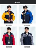 Winter work overalls set in cotton blend fabric, available in many colors