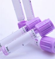 EDTA Tube Whole Blood Tubes Evacuated Blood Collection EDTA K2/ EDTA K3 Tubes, Test Tube For Blood Sample Colletion (CE)