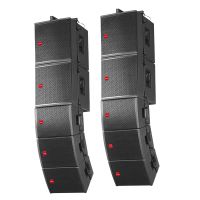 DLA Series 6 6-inch four unit full frequency + 4 single 15 inch subwoofers + 2 12 inch coaxial return linear array speakers